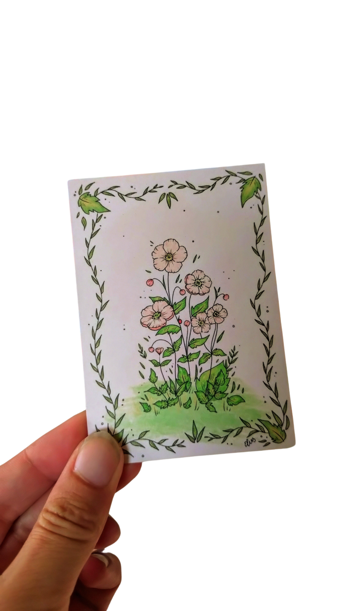 bloemen - kaartje